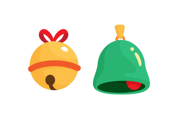 Bell Jingle Bell Christmas Vector Graphics & Illustrations