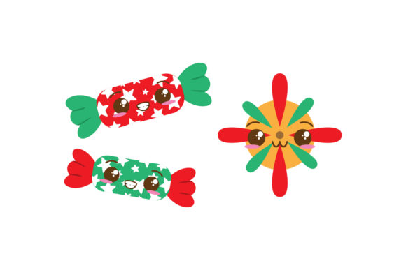 Candy Decoration Set Christmas Vectors Review