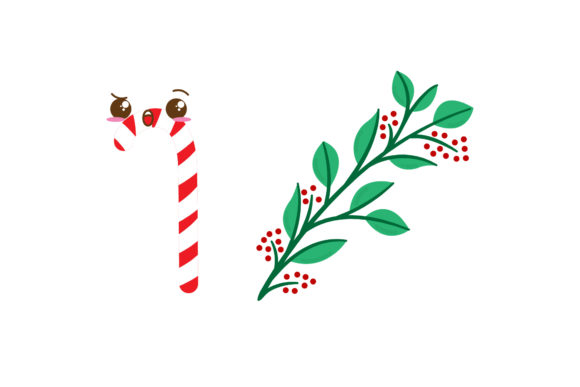Candy Mistletoe Graphics: Festive Illustrations Review