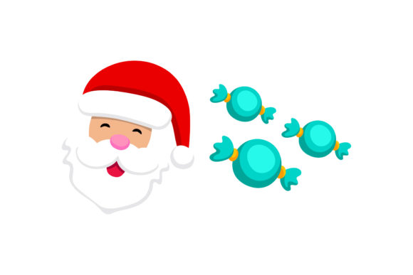 Candy Santa Set: Christmas Graphics & Illustrations