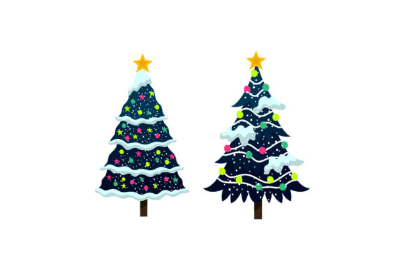 Christmas Tree Sets Christmas Vectors Review