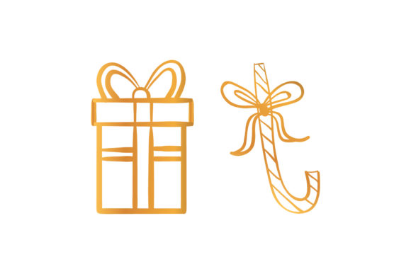 Gift Box Candy Stick Christmas Assets: Graphics Review