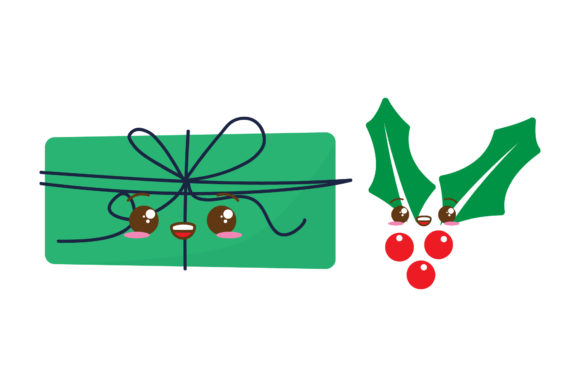 Gift Mistletoe Set: Graphics and Illustrations Review