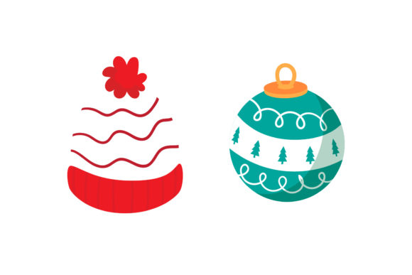 Hat Ornament Christmas Vectors: Graphics & Illustrations