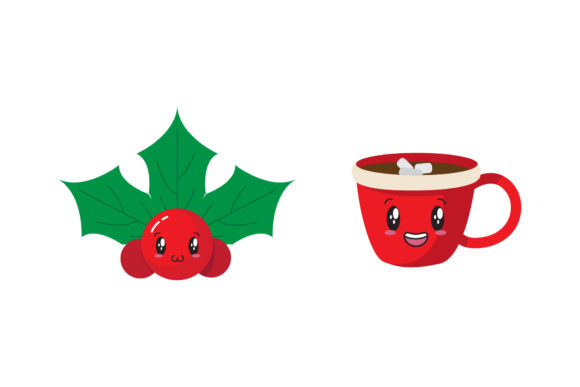 Mistletoe Drink Graphics: Holiday Illustrations Review