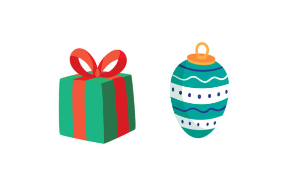 Ornament Gift Christmas Vectors: Graphics & Illustrations