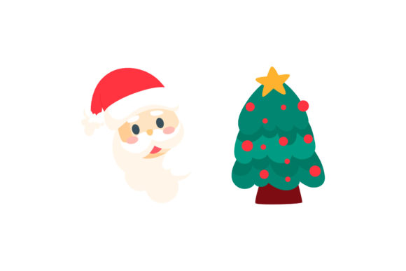 Santa Tree Asset Christmas Set: Graphics & Illustrations Review