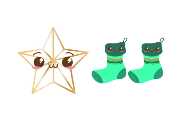Star Stocking Set: Graphics & Illustrations Review