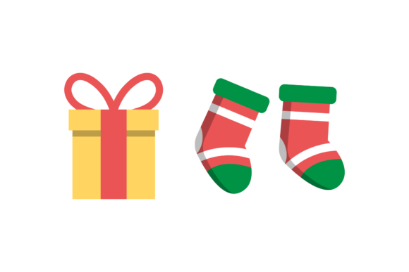 Stocking Gift Christmas Vectors Set Review